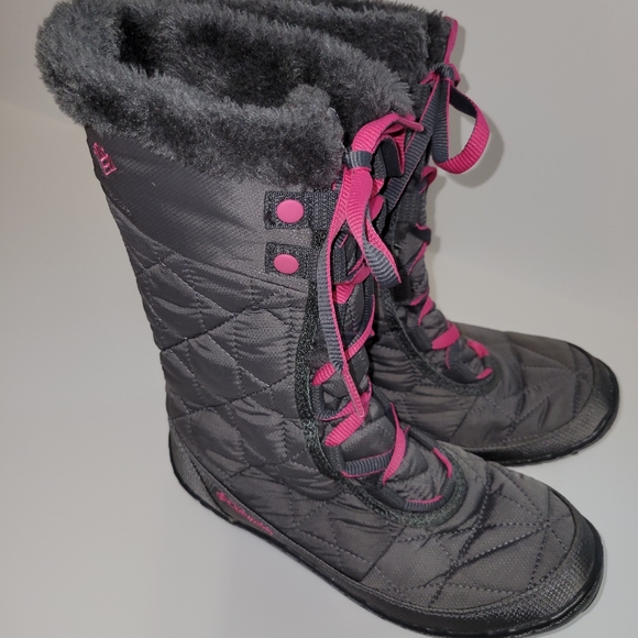 Columbia Omni Grip Snow Boots Gray And 